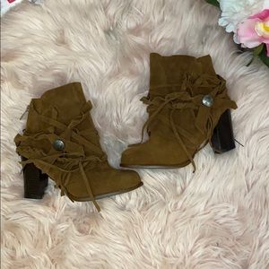 Brown Suade Boots
